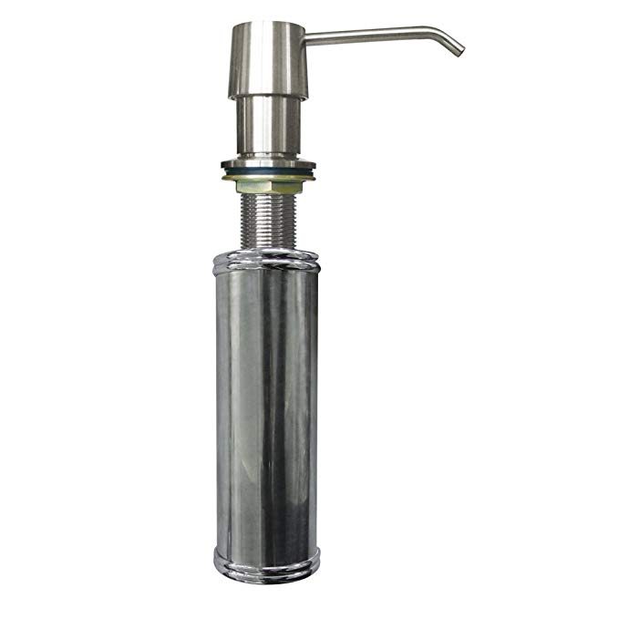 VIGO 10-Ounce Soap or Lotion Dispenser, Stainless Steel