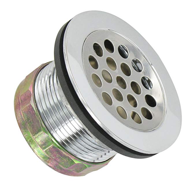 Valterra A01-2012VP Silver Carded Shower Drain