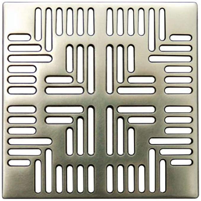 E4804-SN Navajo Decorative Drain Grate, Satin Nickel