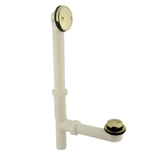 Kingston Brass DTTA2162 Tip-Toe Bath Tub Drain, Polished Brass