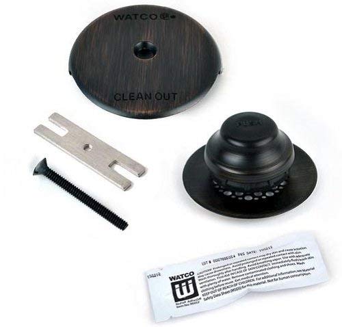 Watco 48700-FA-BZ-G Universal Nufit Foot Actuated Trim Kit, Rubbed Bronze