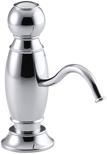 Kohler K1994CP Traditional Design Soap/Lotion Dispenser, Polished Chrome