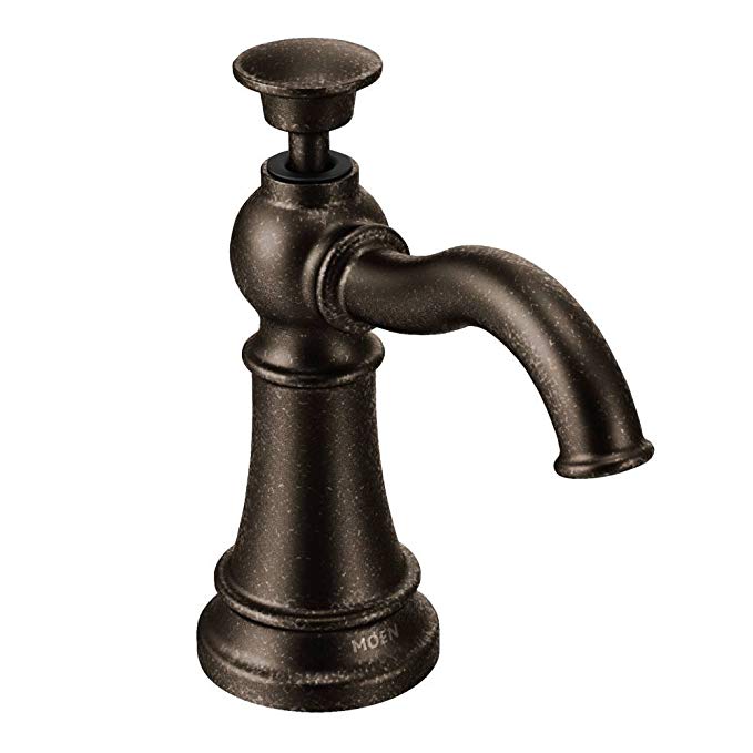 Moen S3945ORB Traditional Deck Mounted Kitchen Soap and Lotion Dispenser, Oil Rubbed Bronze