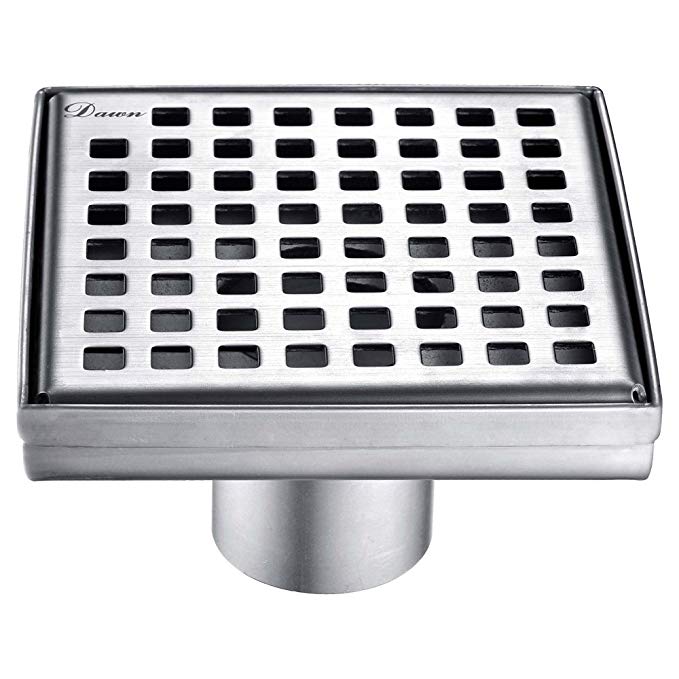 Dawn LBE050504 Brisbane River Series - Square Shower Drain (Stamping Technique & Press in the Base), 5