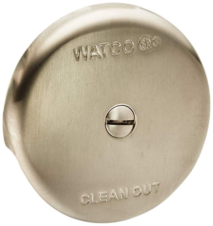 Watco 18001-BN Overflow Plate Kit, Brushed Nickel