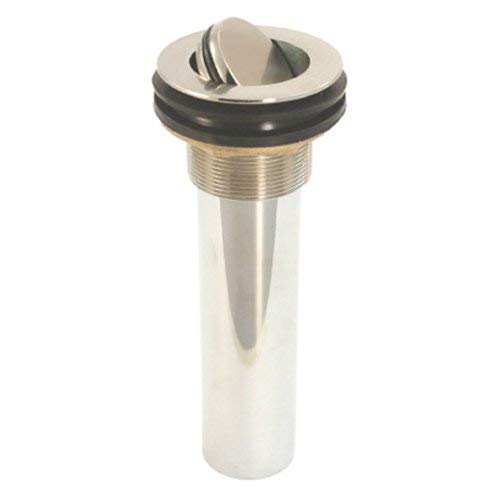 Ambassador Marine No Overflow Sink Drain with 1 1/2-Inch Flip Stopper