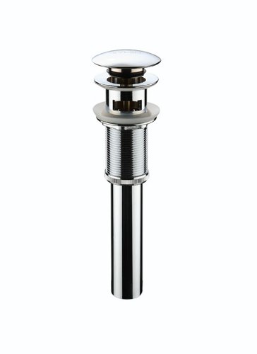 Ryvyr UM110CP Pop-up Umbrella Drain with overflow, Chrome