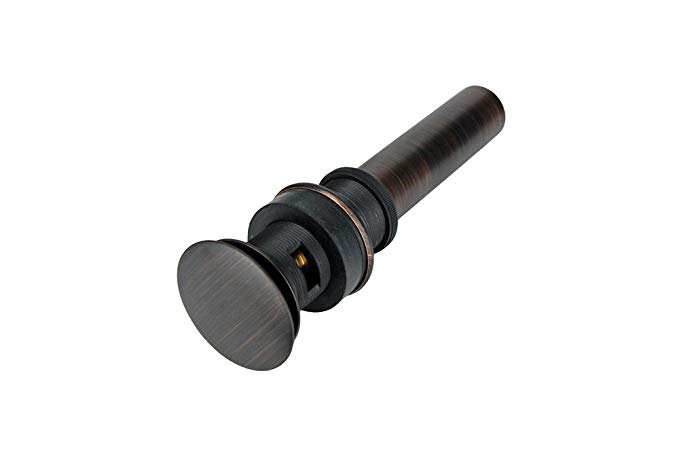 Premier Copper Products D-209ORB 1.5-Inch Overflow Pop-Up Bathroom Sink Drain, Oil Rubbed Bronze