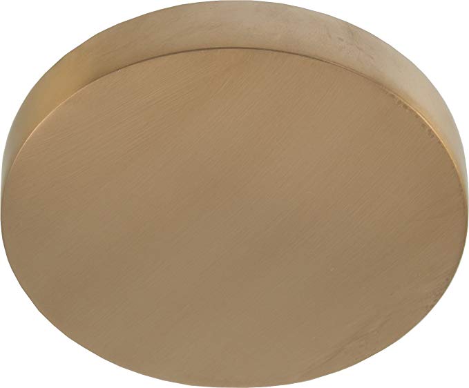 Round Overflow Face Plate with Concealed Screw- PVD Satin (brushed) Bronze