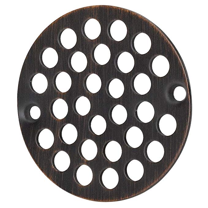 Designers Impressions 651816 Oil Rubbed Bronze Screw-In Shower Drain Strainer - 4