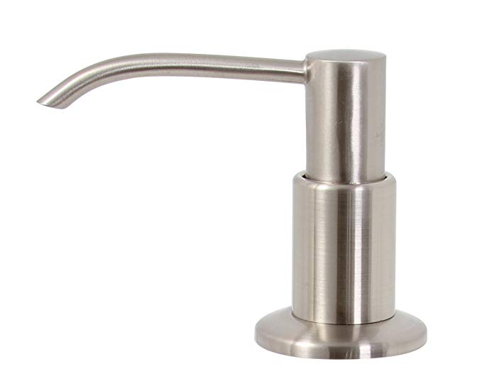 Premier 552029 Deck-Mounted Soap Dispenser with 13-Ounce Capacity, Brushed Nickel