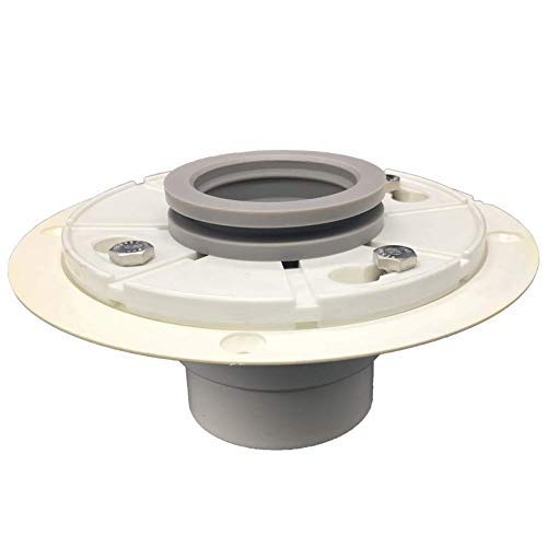 Novalinea - PVC Shower Drain Base and Flexible Coupling for Linear Drain Installation