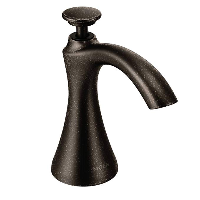 Moen S3946ORB Transitional Kitchen Deck Mounted Soap and Lotion Dispenser, Oil Rubbed Bronze