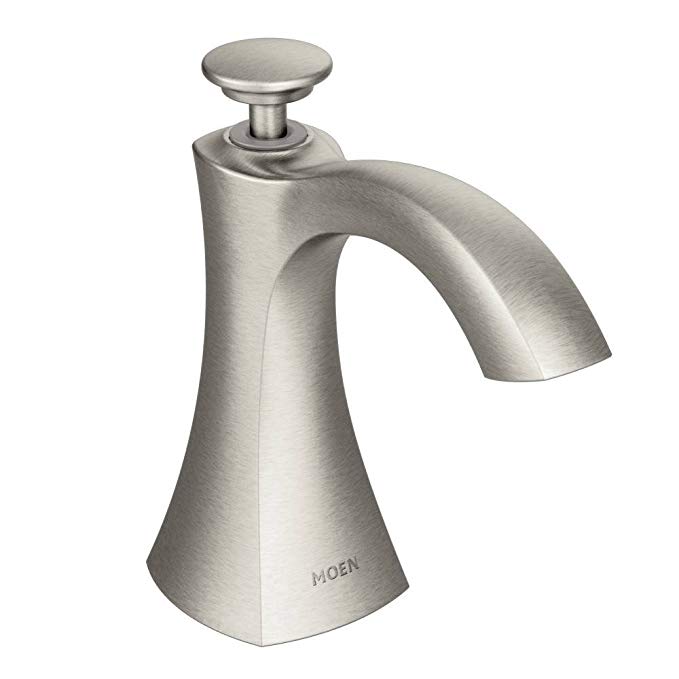 Moen S3948SRS Transitional Kitchen Deck Mounted Soap and Lotion Dispenser, Spot Resist Stainless