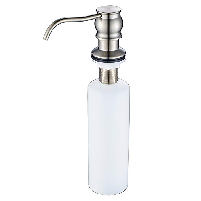 FLG Brushed Nickel Finish Kitchen sink Soap Dispenser Bathroom Accessories