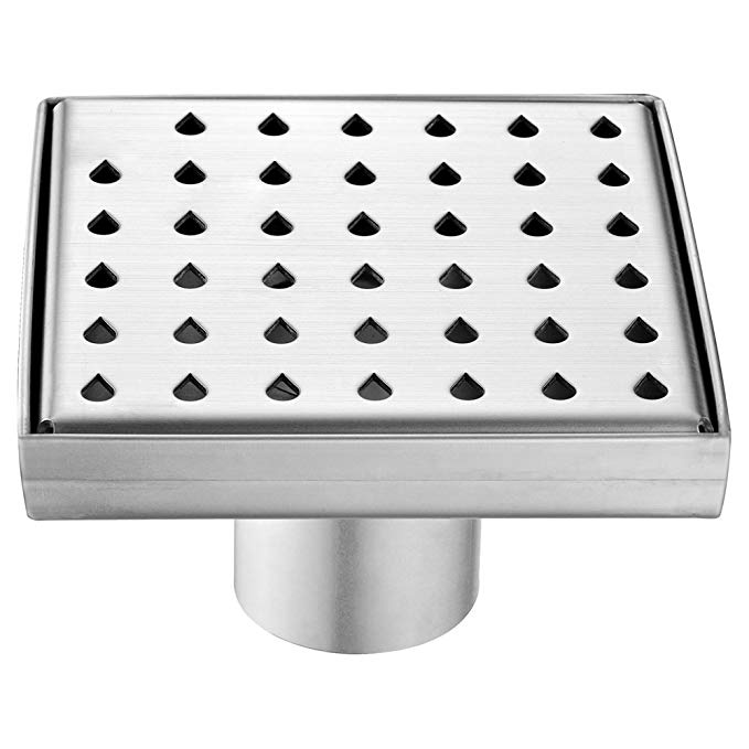 Dawn LNE050504 Nile River Series - Square Shower Drain (Stamping Technique & Press in the Base), 5