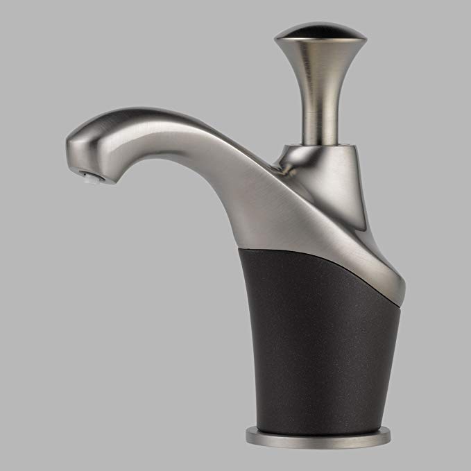 Brizo RP64473 Soap Dispenser from the Vuelo Collection, Cocoa Bronze and Stainless Steel